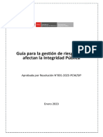 Guía para La Gestión de Riesgos Que Afectan La Integridad Pública PDF