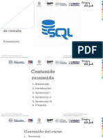 00 Estructura Del Curso SQL - Setiembre 2019