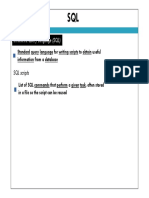 Structured Query Language (SQL)