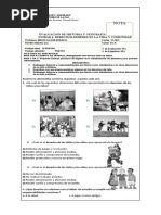 Prueba Derechos y Deberes Tercero Basico