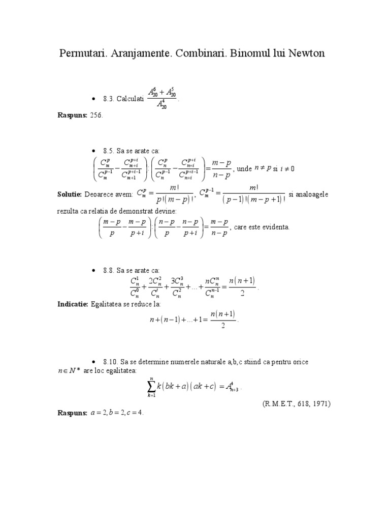 Permutari | PDF