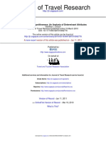 Destination Competitiveness An Analysis of Determinant Attributes