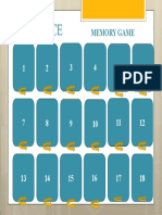 Simple Past Memory Game - Questions and Answers