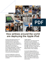 10 Ways How-Airlines Around The World Are Deploying The Apple Ipad
