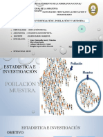 Estadistica e Investigacion, Poblacion y Muestra