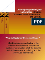 Creating long-term loyalty relationships