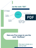 5 Ways: Do/Does As A Verb by Itself