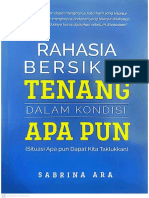 Rahasia Bersikap Tenang Dalam Kondisi Apa Pun (Sabrina Ara)