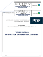 QM-R83-PL-4024 Procedure For Notification of Inspection Activities