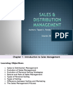 Introduction to Sales Management