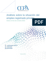 Informe Del Cepa Sobre El Empleo Registrado en Argentina