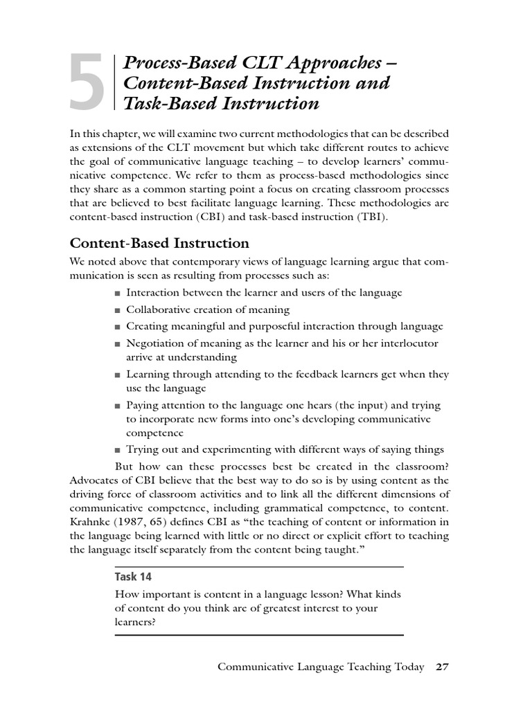 Process-Based CLT: CBI & TBI Methods | PDF