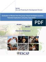 Escap Bhutan Graduation Potential Implications and Policy Imperatives