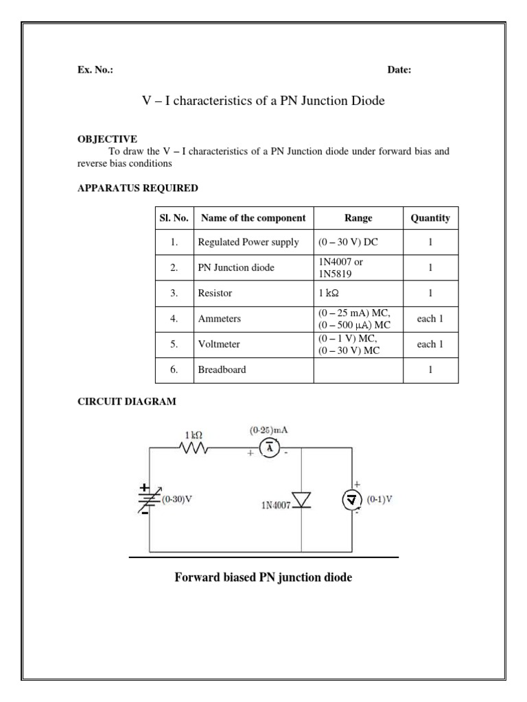 11Hardware Characteristics of PN Junction Diode & Zener Diode