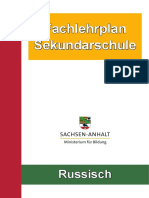 Fachlehrplan Sekundarschule Sachsen-Anhalt Russisch