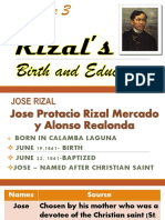 Jose Rizal: Birth and Early Life in Calamba