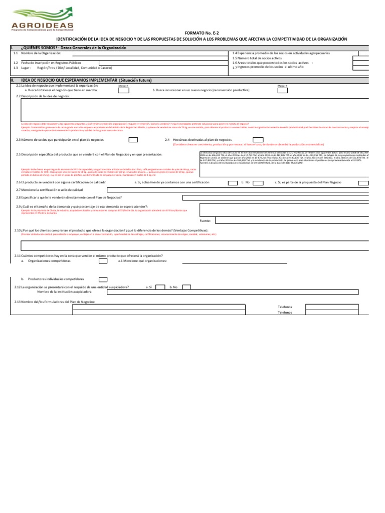 Plan De Negocio Cacao Pdf Mercado Economía Vacas