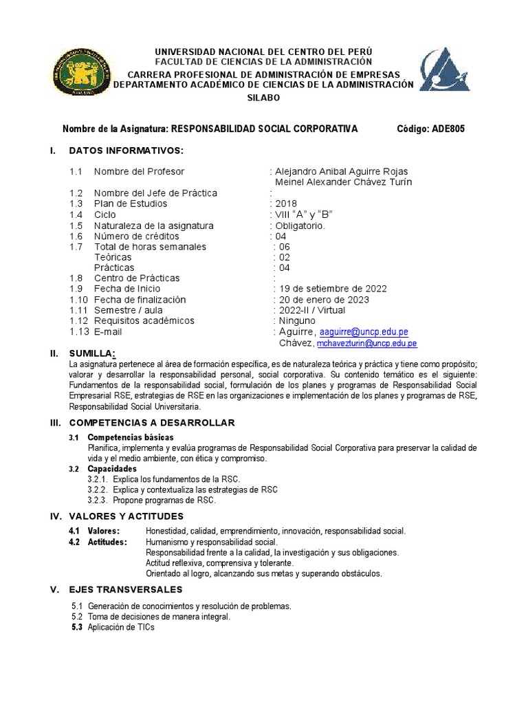 Responsabilidad Social Universitaria Pdf Responsabilidad Social