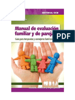 Manual de Evaluación Familiar y de Pareja. Guía Para Terapeutas y Consejeros Familiares