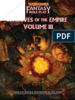 WFRP 4E - Archives of The Empire - Vol. III
