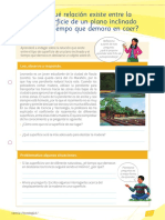 ¿Qué Relación Existe Entre La Superficie de Un Plano Inclinado y El Tiempo Que Demora en Caer?