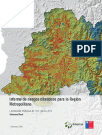 Informe Riesgos Climaticos RM