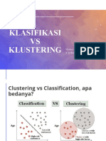 Klasifikasi Vs Klustering