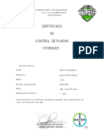 Certificado Fumigación 90UG5X