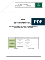 Plan de Obras Temporales