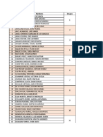 Listado de estudiantes por grupos