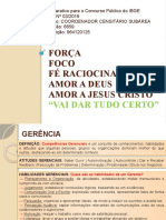 Noções Gerência Organizações Pessoas