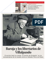 Cuando Hasta Pío Baroja Escribía Sobre Los Revolucionarios de Villalpando