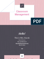 Classroom Management-Necla Kucuk