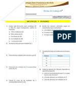 Ficha de Múltiplos y Divisores 1ro