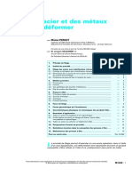 Filage de L'acier Et Des Métaux Difficiles À Déformer