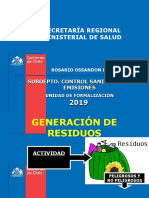 Generación y manejo de residuos peligrosos y no peligrosos