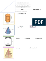 Áreas de figuras geométricas