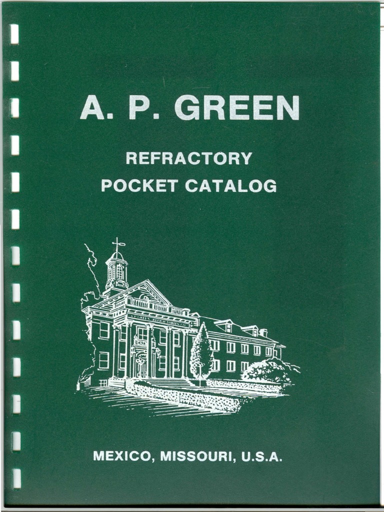 A. P. Green Refractory Pocket Catalog | PDF