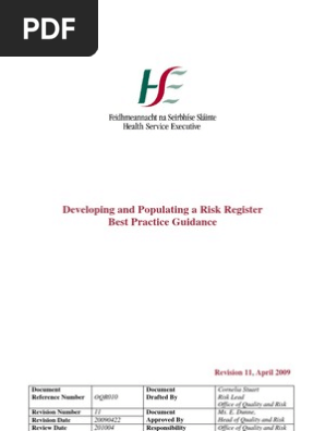 Risk Register