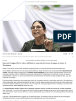 06-01-23 Urge Que Conagua Informe Sobre Viabilidad de Acuerdos de Trasvase de Aguas Al Estado de Tamaulipas