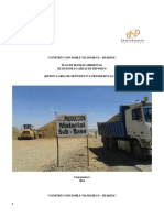 Plan de manejo ambiental de buzón de disposición de materiales en construcción vial