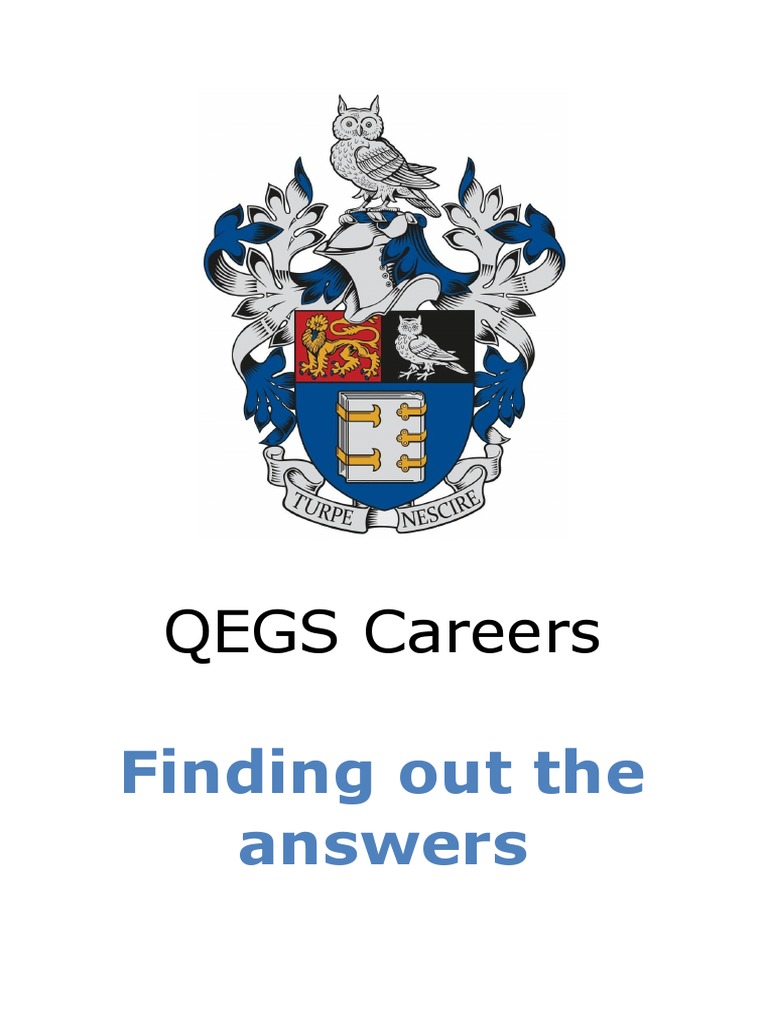 Guiding Students Through Career Choices Sources of Information and Advice for Making Decisions