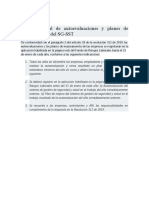 Registro Anual de Autoevaluaciones y Planes de Mejoramiento Del SG