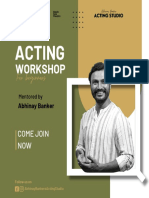 Acting Workshop - JAN'23 WORKSHOP