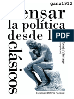 VÁRNAGY, T. (Comp.) - Pensar La Política Desde Los Clásicos (Por Ganz1912)