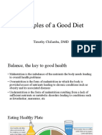 Lecture 2 - Principles of Good Diet
