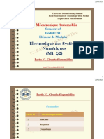 PARTIE IV - M1-2 Electronique Des Systèmes Numérique