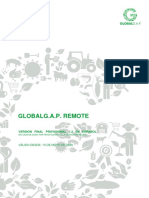 1 GLOBALG.A.P. Remote 201110 - GLOBALG.A.P. - Remote - Interim-Final - v1 - 2 - Es