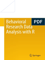 Behavioral Research Data Analysis