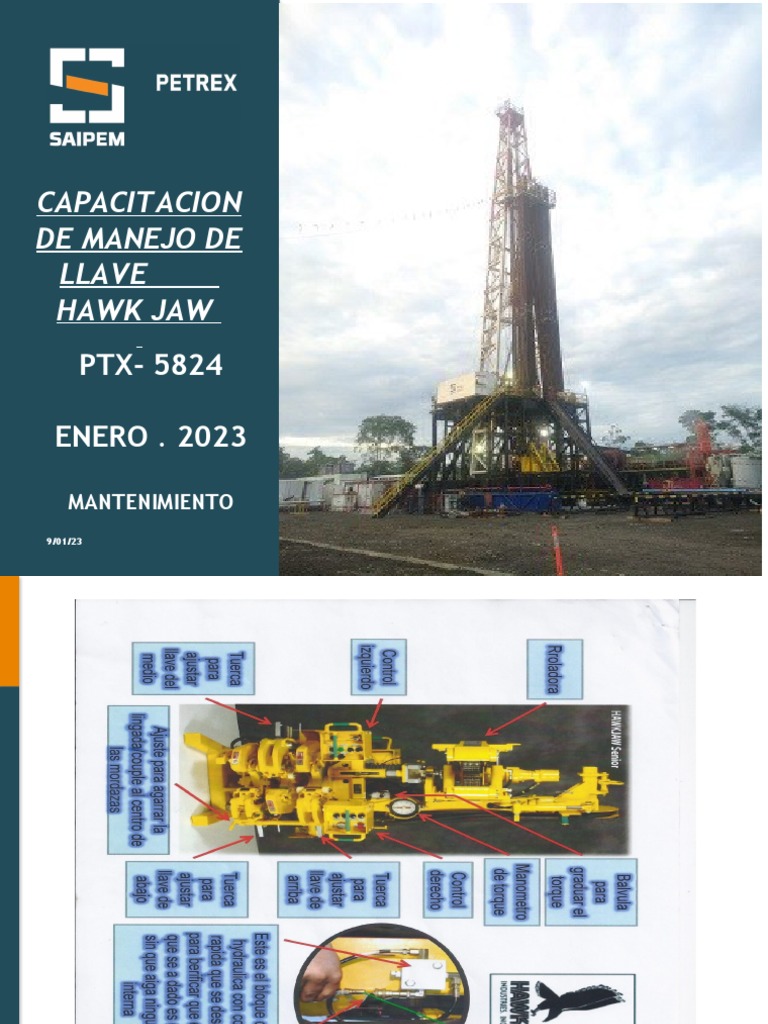 Manejo de Llave Hidraulica Hawk Jaw | PDF
